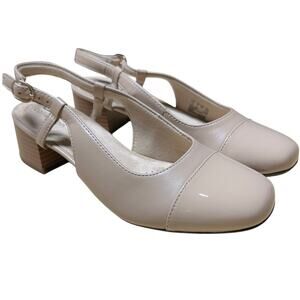 Clarks Women's Marilyn Rose Leather Pump Tan Size 7M New in Box Condition